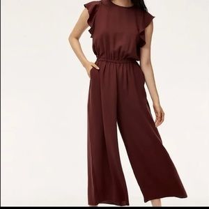 Aritzia Wilfred Fleurette Ruffled Jumpsuit